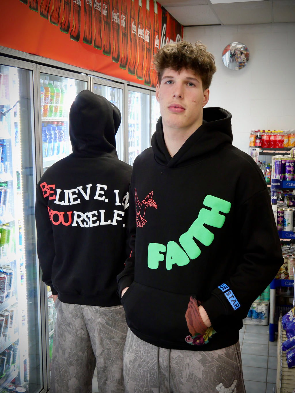 Unique star FAITH hoodie